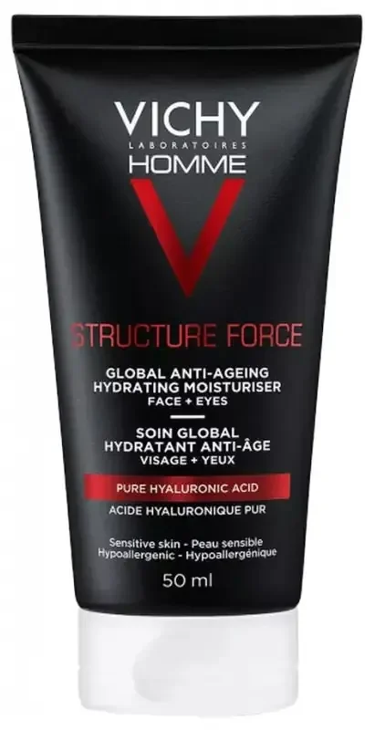 Vichy Homme Structure Force Soin Hydratant Anti-Âge 50 ml