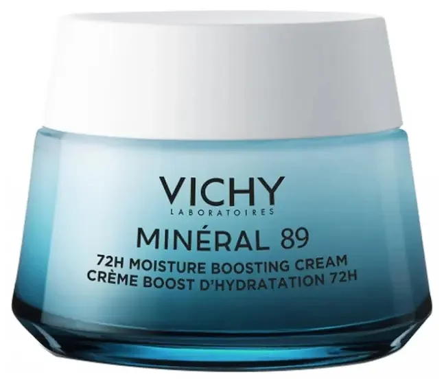 Vichy Minéral 89 Crème Boost d‘Hydratation 72H Tous Types de Peaux 50 ml