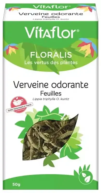 Vitaflor Plante en Vrac – Verveine Odorante Feuille – 50 g