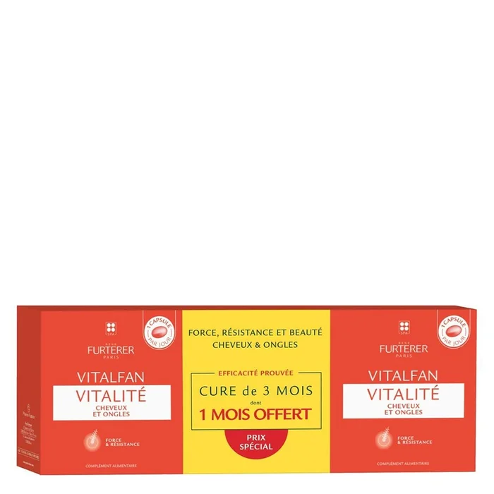 Vitalfan – Cure Vitalité Cheveux & Ongles – 3×30 Géllules