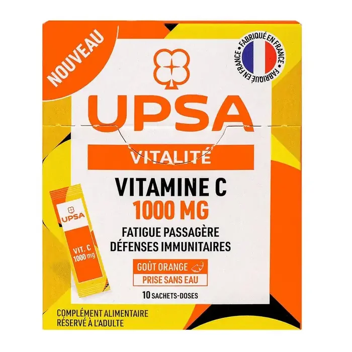Vitalité Vitamine C 1000mg – Fatigue passagère – 10 sachets