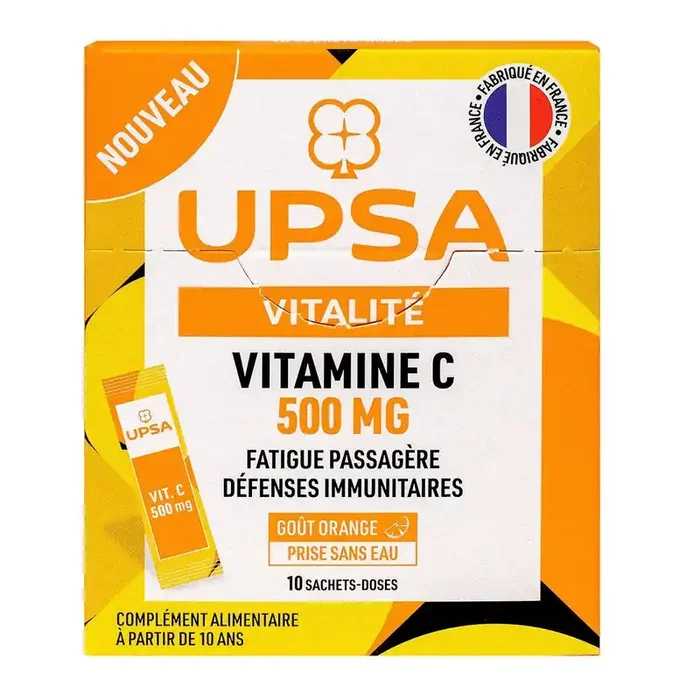 Vitalité Vitamine C 500mg – Fatigue passagère – 10 sachets