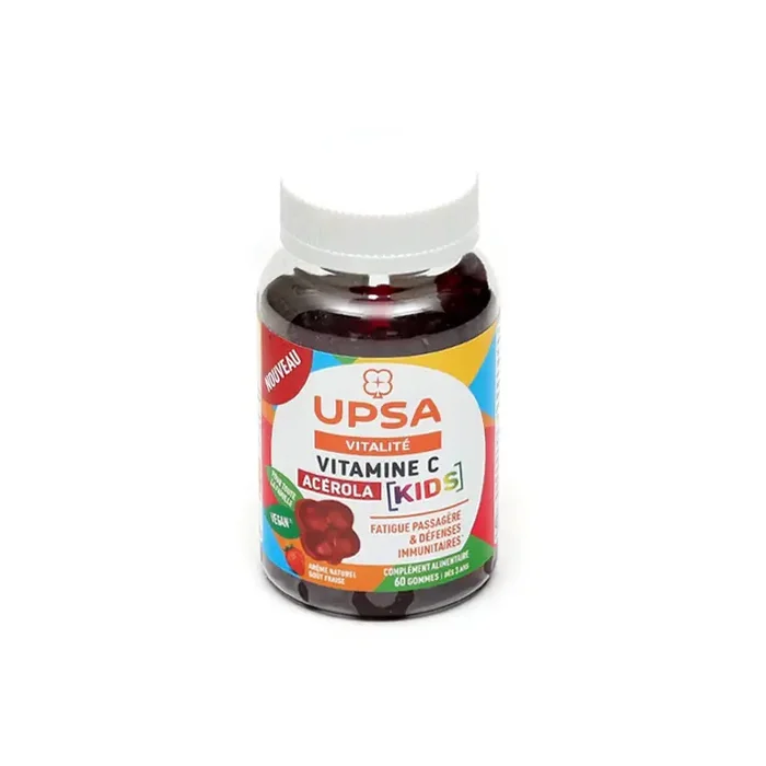 VITALITÉ VITAMINE C – ACEROLA KIDS 60 GOMMES UPSA