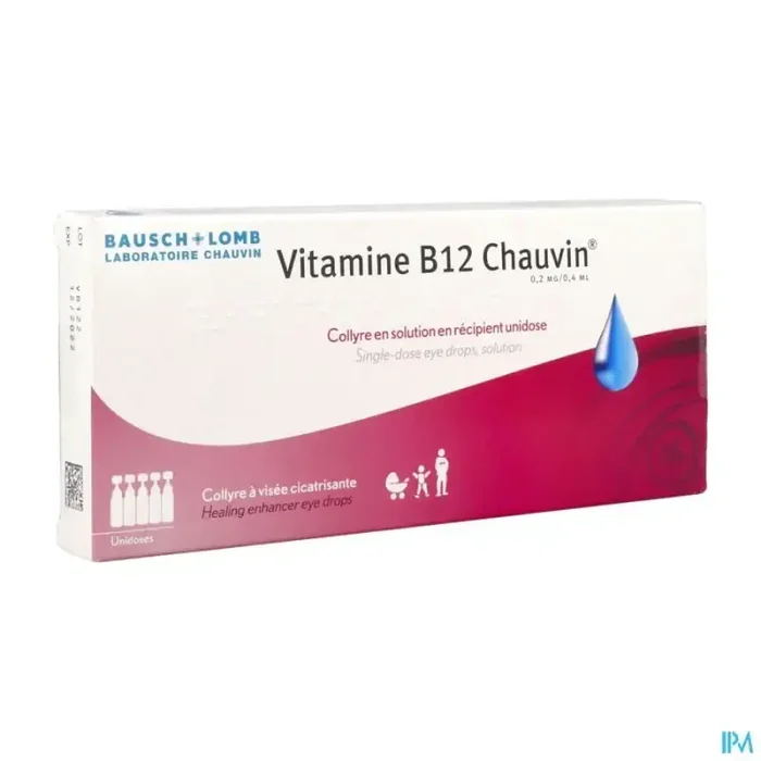 Vitamine b12 chauvin 0mg2/0ml4 collyre unidose 10