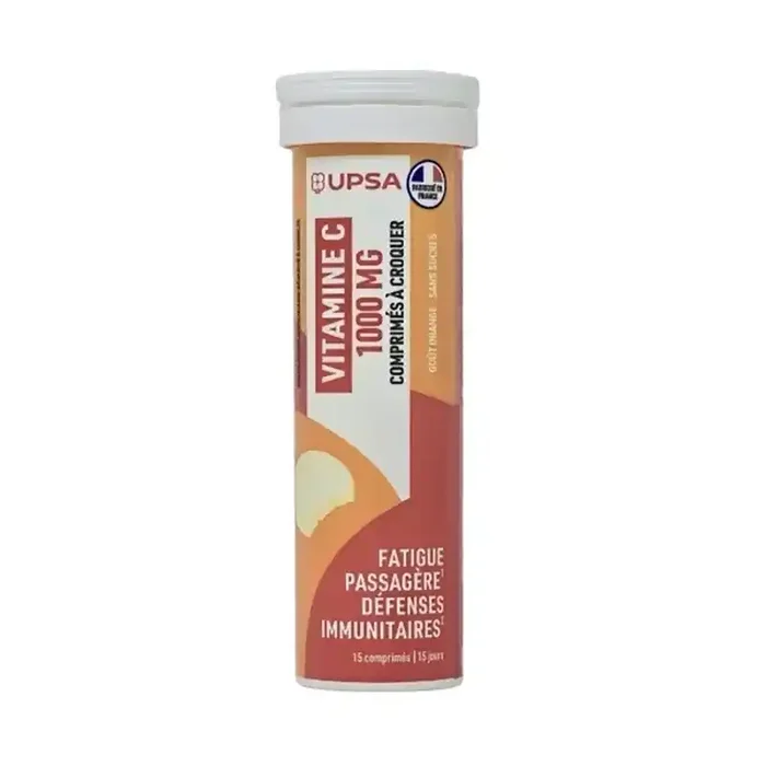 VITAMINE C 1000MG 15 COMPRIMÉS à CROQUER UPSA