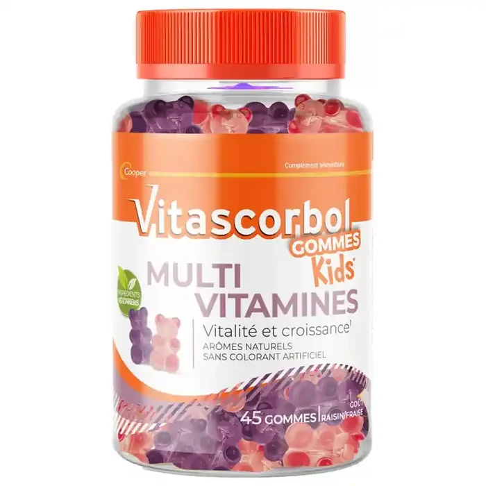 VITASCORBOL MULTI VITAMINES KIDS 45 GOMMES COOPER