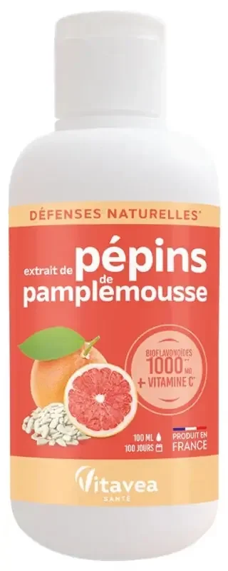 Vitavea Extrait de Pépins de Pamplemousse Vitamine C 100 ml