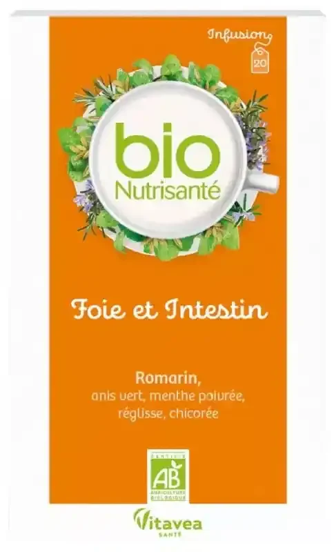 Vitavea Infusion Foie et Intestin Bio 20 Sachets