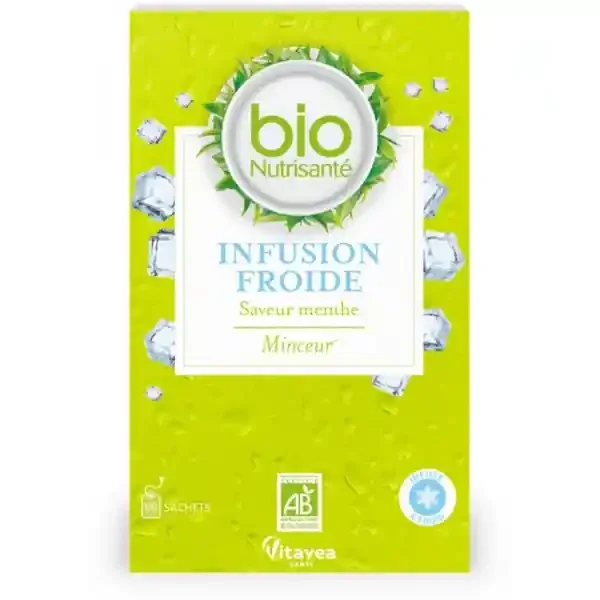 Vitavea Nutrisanté Infusion Froide Minceur Menthe Sachets x 20