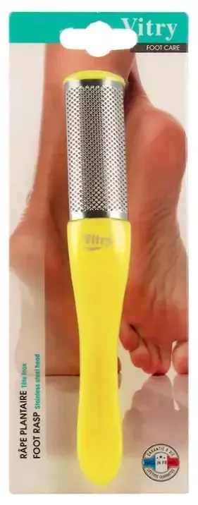Vitry Râpe Plantaire 1 Tété Inox Couleur – Couleur Jaune