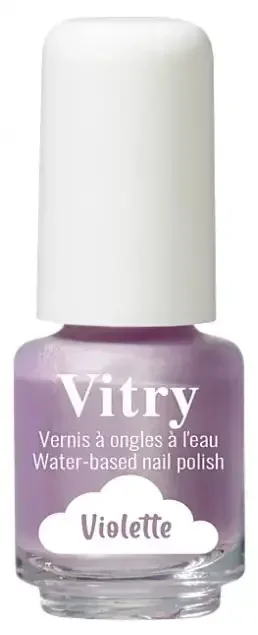 Vitry Vernis à Ongles à l‘Eau Mini 4 ml – Couleur Violette