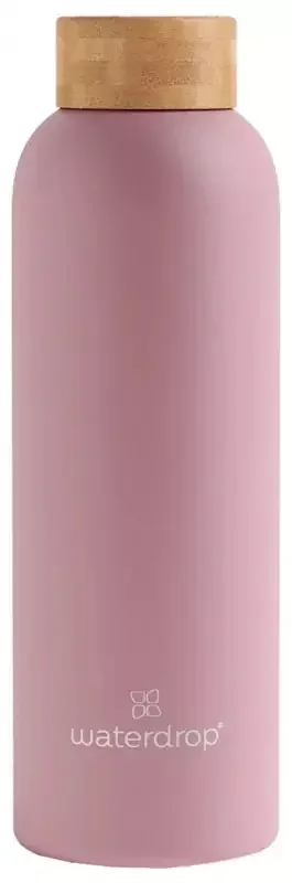 Waterdrop Thermo Steel Bottle 600 ML – Couleur Pastel Rose Mat