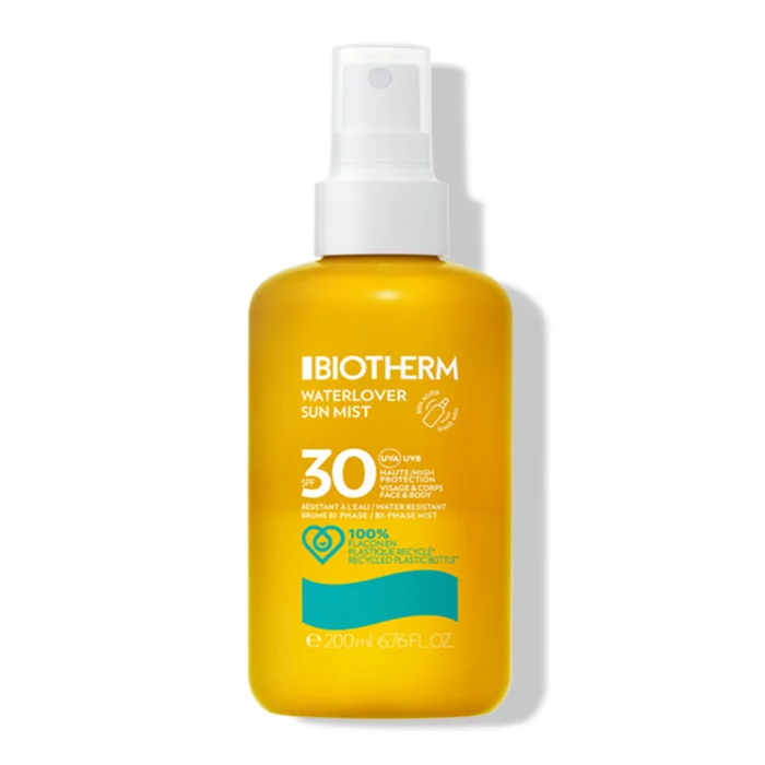 Waterlover Sun Mist SPF30 – Brume solaire invisible éco-responsable 200 ml