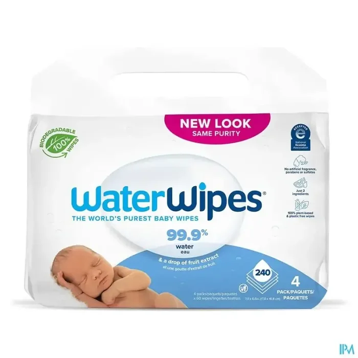 Waterwipes lingette bébé 60 x4