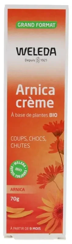 Weleda Arnica Crème Apaisante Coups 70 g