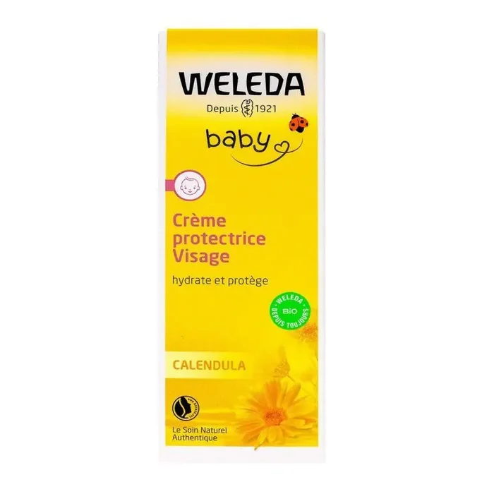 Weleda Bébé Crème Protectrice Visage Tube 50 mL