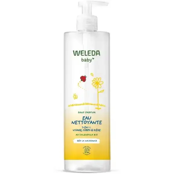 Weleda Bébé Eau Nettoyante Sans Parfum 400 ml