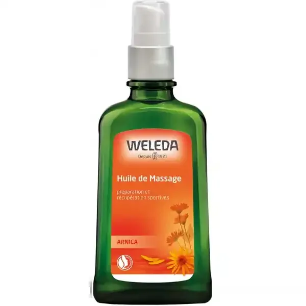 Weleda Huile de Massage à l‘Arnica avec Pompe 100 ml