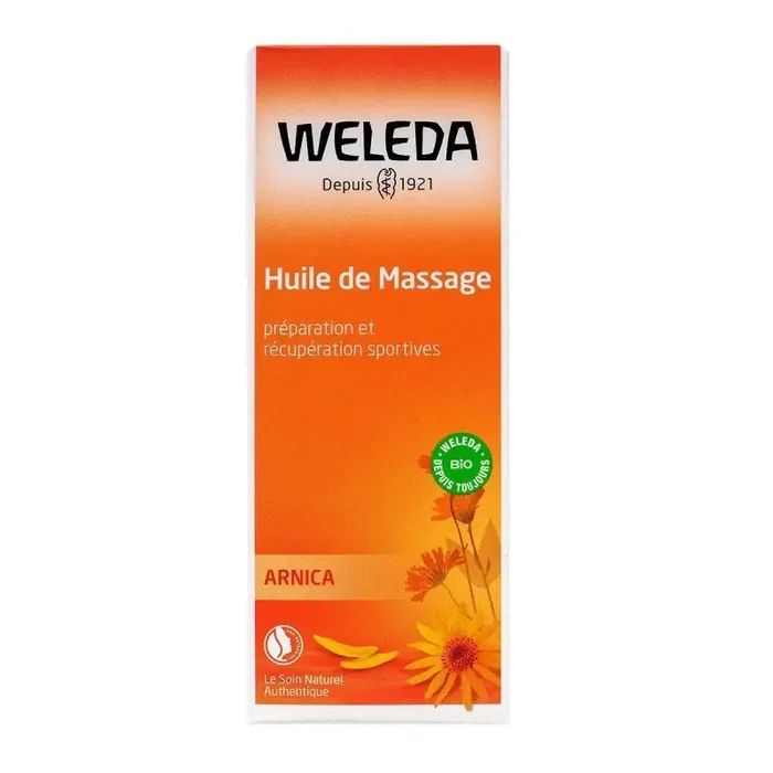 Weleda Huile de Massage à l‘Arnica, flacon 100 mL