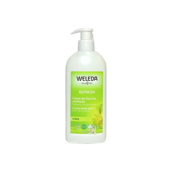 Weleda Refresh creme de douche vivifiante au citrus bio 400ml