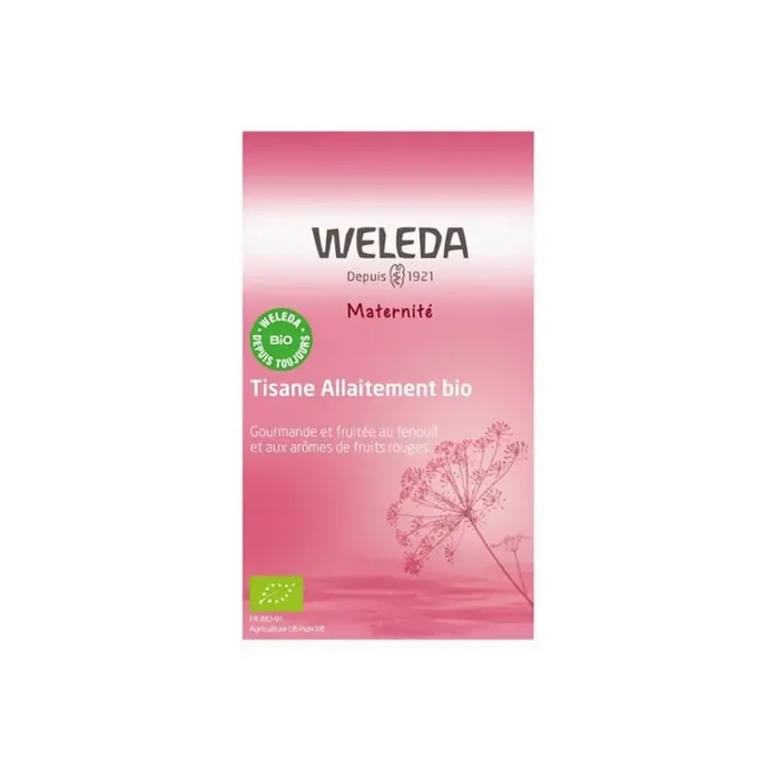 Weleda tisane allaitement fruits rouges 20 sachets x 2gr