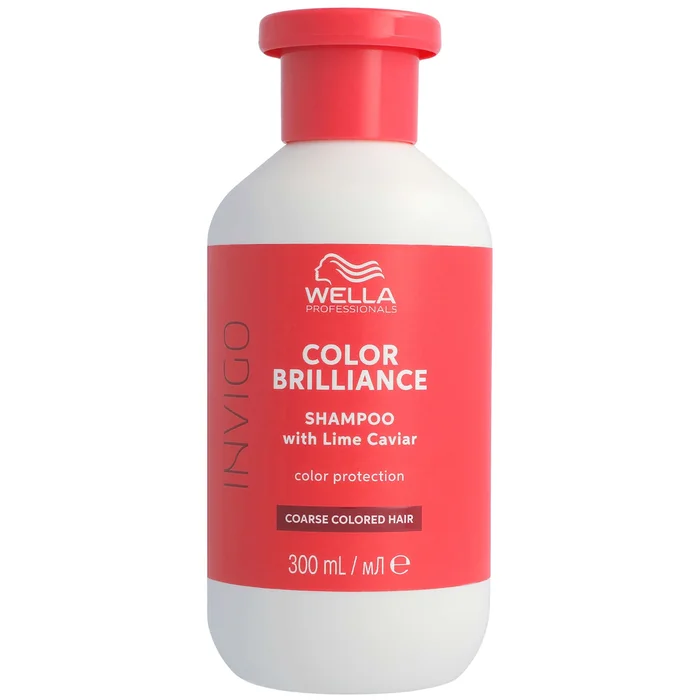 Wella Professionals Care Invigo Color Brilliance Shampooing de Protection de la Couleur pour Cheveux Épais 300 ml