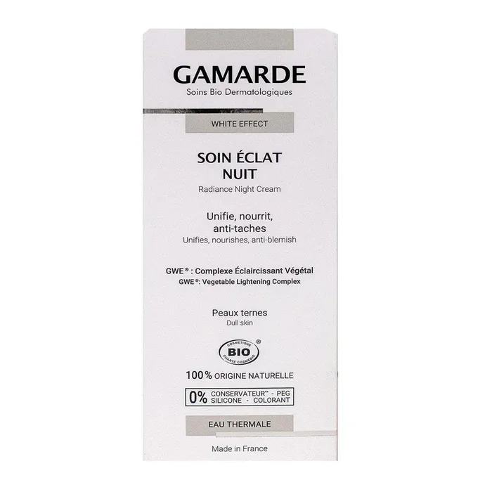 White Effect soin éclat nuit bio 40g