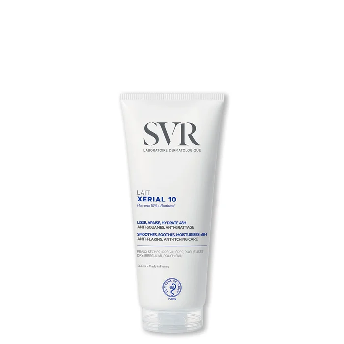 XERIAL 10 – Lait Corps Anti-Squames, Anti-Grattage, Lissant, Apaisant, Hydratant 48h