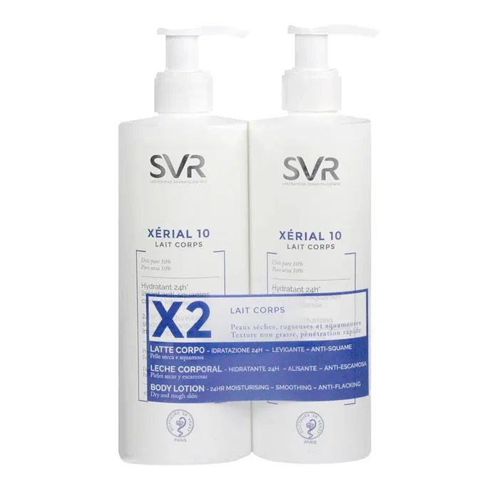 Xérial 10 lait corps 2x400ml