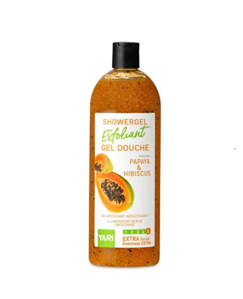 Yari Gel Douche Exfoliant Papaye/Hibiscus 1000 ml