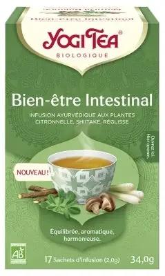 Yogi Tea Bien-Être Intestinal Bio 17 Sachets