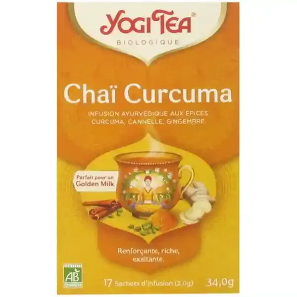 Yogi Tea Chai Curcuma x 17