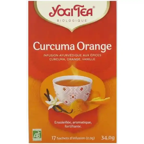 Yogi Tea Curcuma Orange Bio 17 Sachets