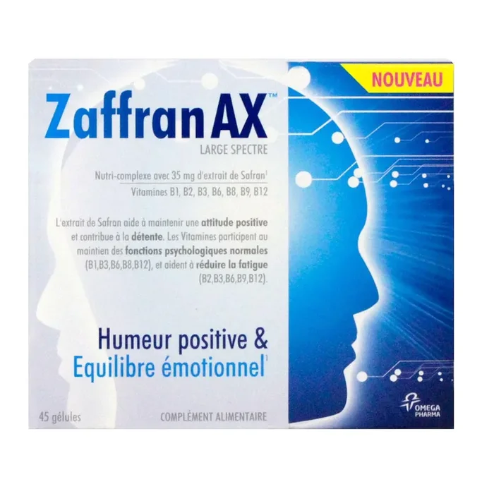 Zaffran AX large spectre 45 gélules