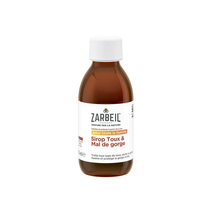 Zarbeil Sirop toux & mal de gorge 150ml