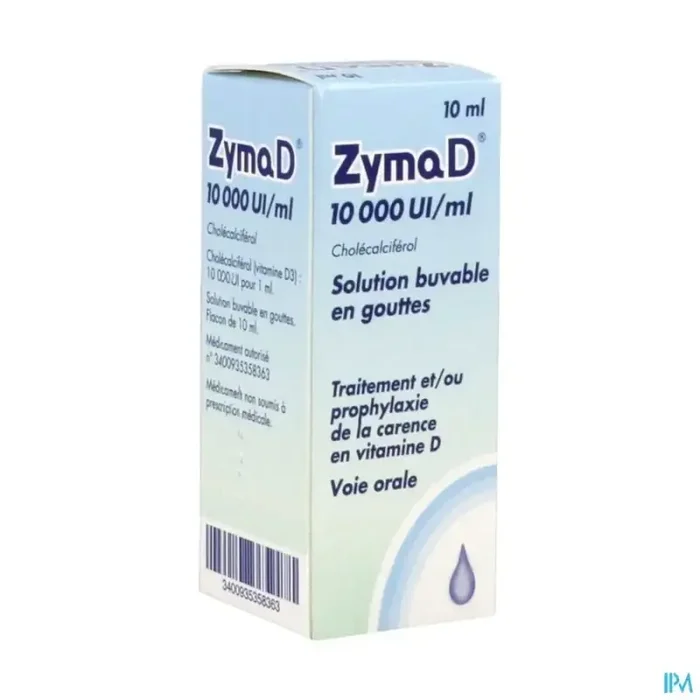 Zymad 10000ui/ml solution buvable gouttes 10ml