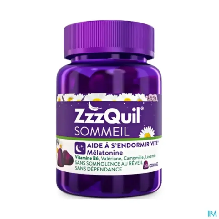 Zzzquil doux sommeil fruits des bois gommes 30