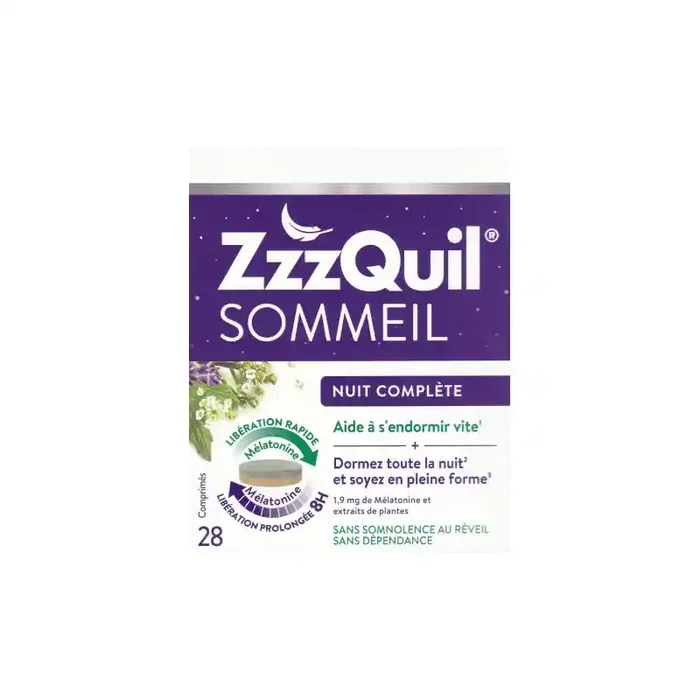 ZZZQUIL SOMMEIL NUIT COMPLETE 28 COMPRIMES